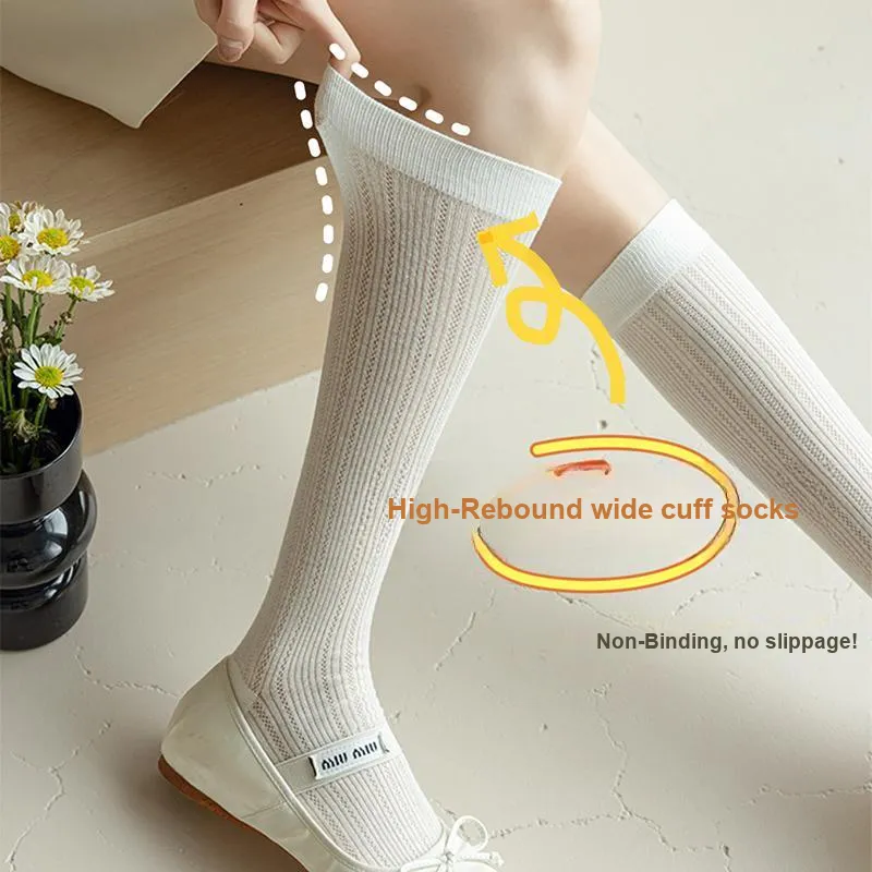 AOKANG Knee High Socks Women's Combo Set-16