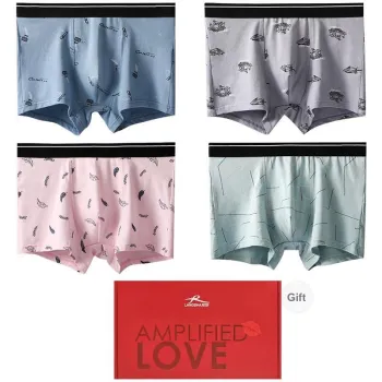 Lanza Boxer Shorts Men's 4 Pack Gift Box Set