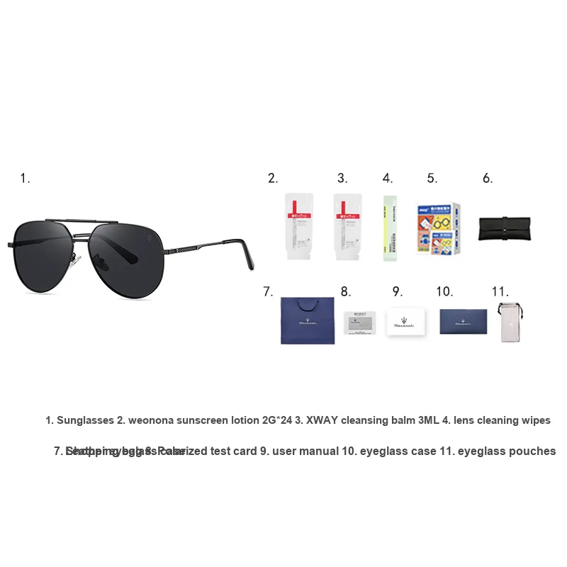 Maserati Aviator Sunglasses Unisex-1