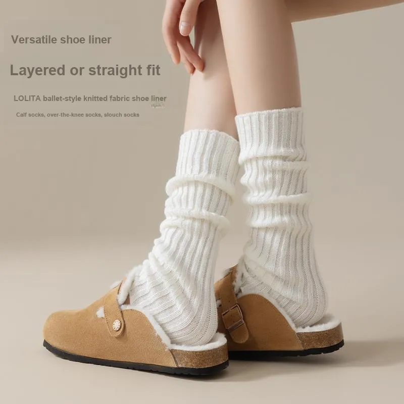 Top Melon Mid Calf Socks Women's Combo Set-79