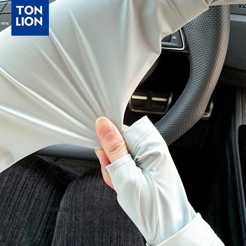Tonlion Polyamide Sun Protection Sleeves Unisex-3