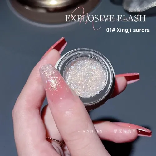 ENNISHI Dreamy Mermaid Tears Collection Поляризованный Ослепительный цвет Опал Парча Gel Polish