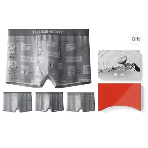 HLA x THREE BODY Underpants Men's Box 4 Pack
