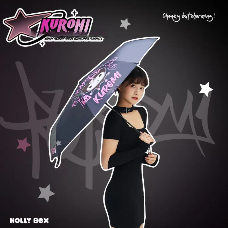 Sanrio Kulomi Sunny And Rainy Dual Use Umbrella-1