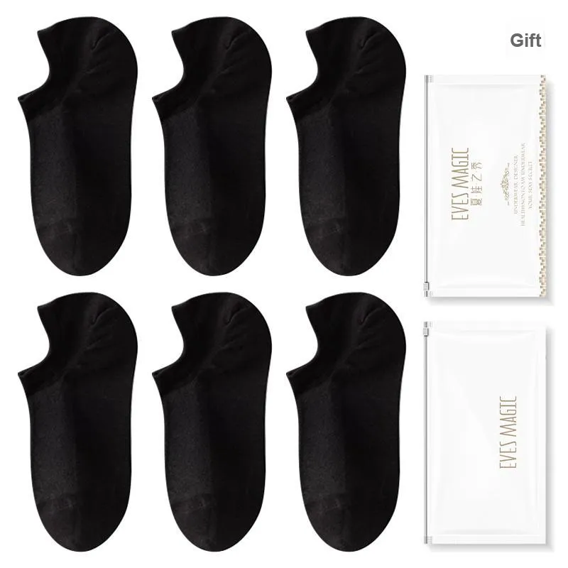 XIA.WA.ZHI.XIU No Show Socks Men's Shopping Bag 6 Pack-22