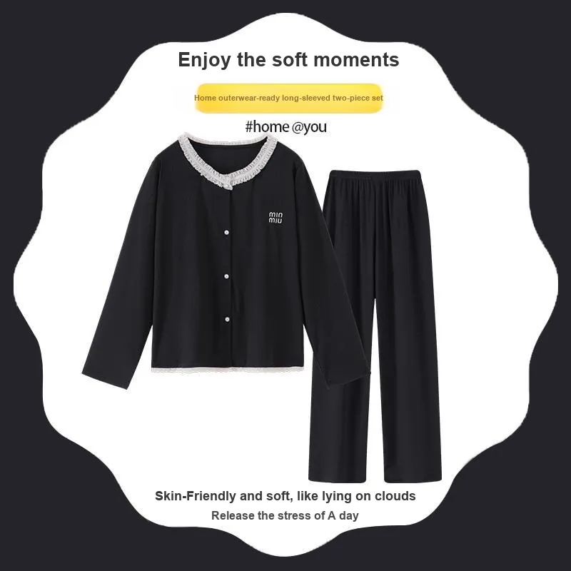 Nodos Shield Pajama Set Women's Black-4