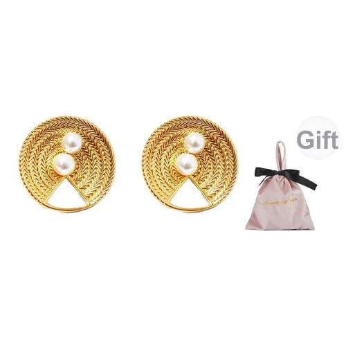 Wakfu Золото с покрытием медь 925 пробы серьги-булавки женские