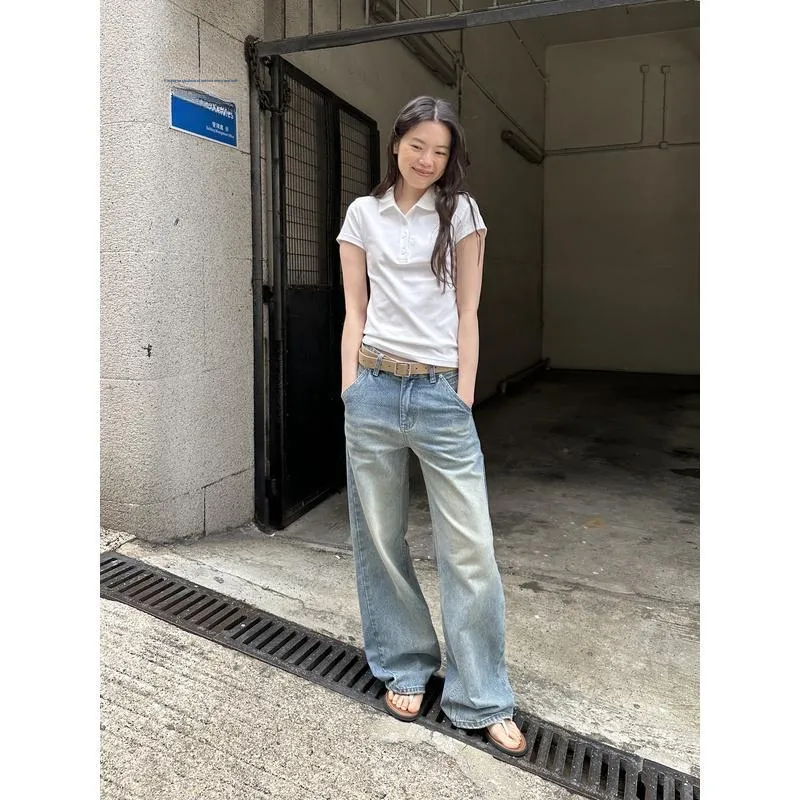 UNRETRO Jeans Women's Light Blue-4
