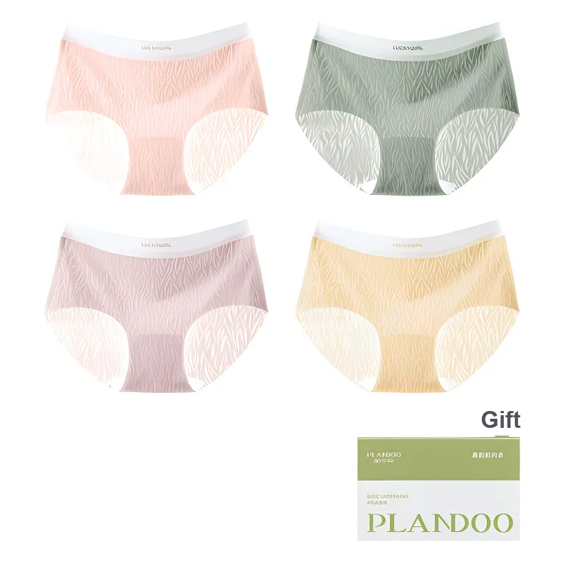 PLANDOO Underpants Women's Shopping Bag 4 Pack-4