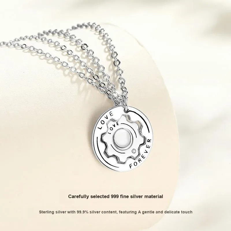 Regalrose 999 Fine Silver Necklaces Unisex Silver-2