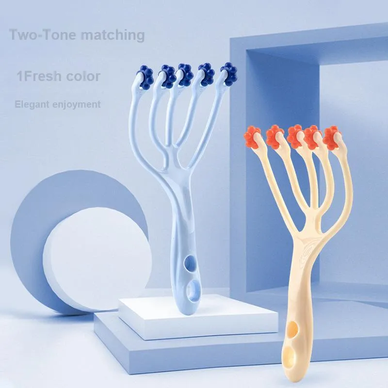 JINGLINGLONG Five-Finger Roller Massager For Finger And Toe Reflexology And Stress Relief-4
