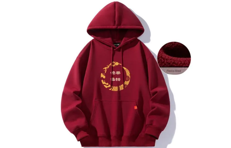 ZMOH Fleece Lined Hoodie Unisex-1
