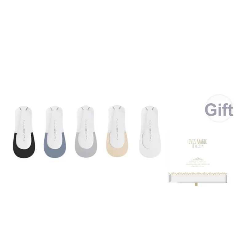 XIA.WA.ZHI.XIU No Show Socks Women's Box 5 Pack-30