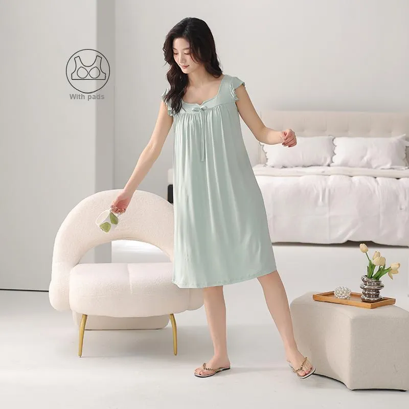 MADALLO Women's Nightgowns-3