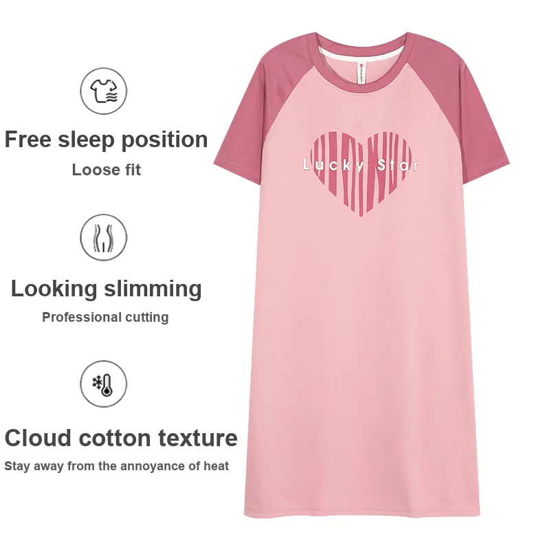 Follow The United States Pajama Set Without Pads Style Women's Fuchsia-1