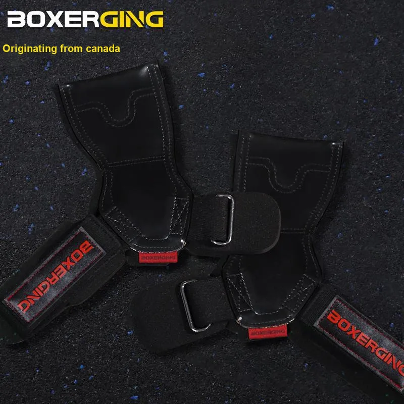 BOXERGING Weightlifting Belts / Gym Gloves Palm Protection-14