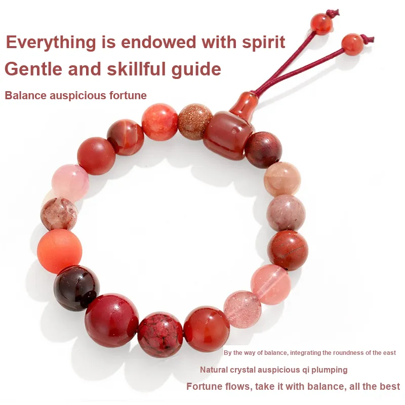 Oriental Jade Crystal Bracelets Unisex-9