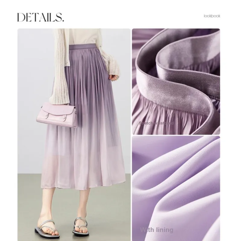 SENTUBILA Casual Long Skirt Women's-4