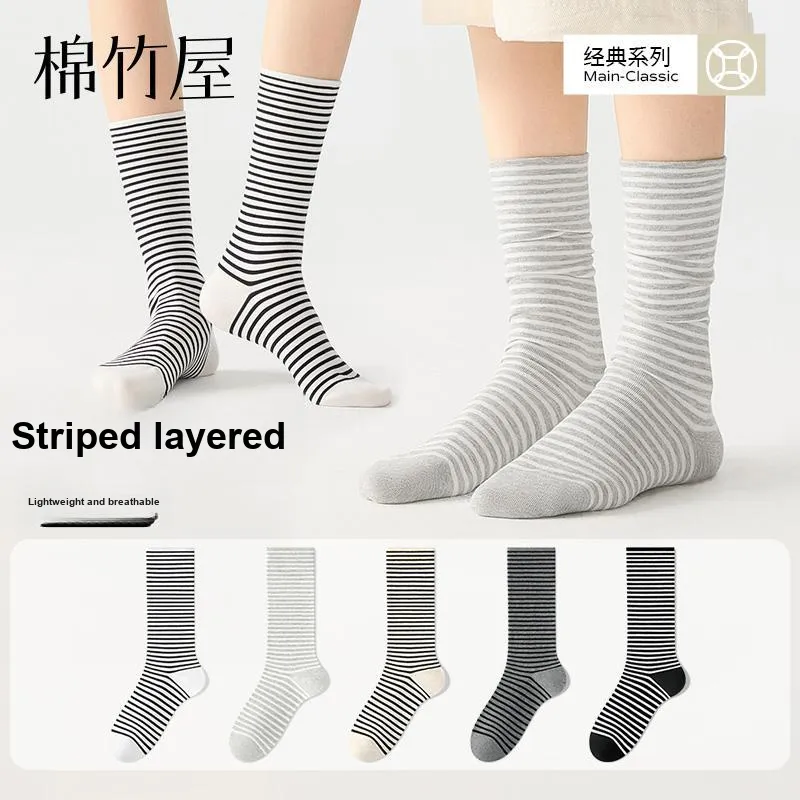 B&C.Room Knee High Socks Women's 3 Pack-6
