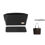 [Two-Piece Set]Open Top Black Liner+Bottom Pad