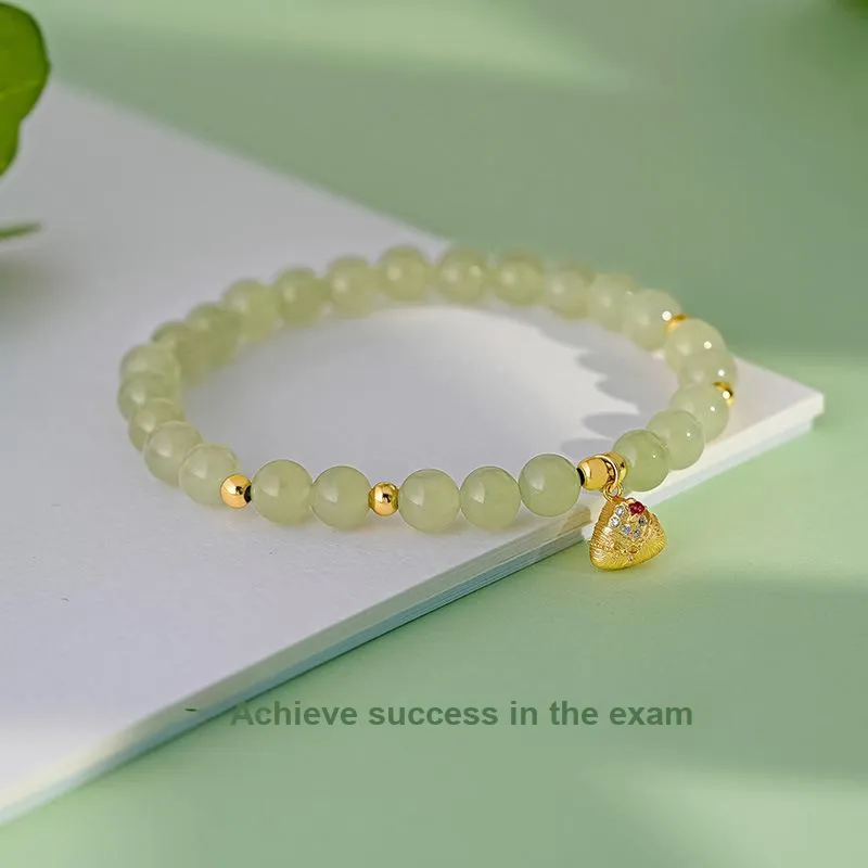 WEITIANXUAN Bracelets Pale Greenish White Jade Women's-3