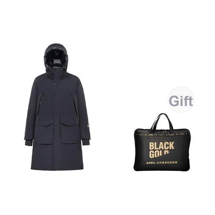 GOLDFARM Down Jackets Unisex Black