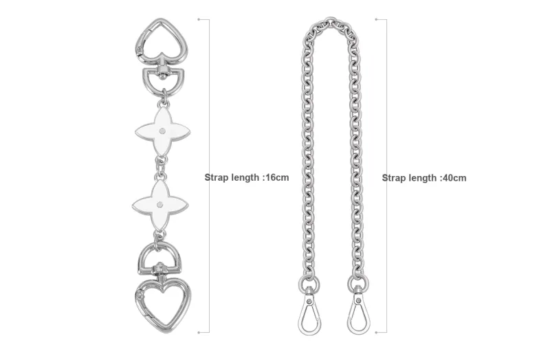 Lan Bao Fan Metal Alloy Bag Strap Women's Multicolor-21