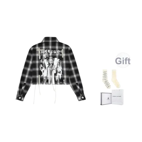 Charlie Luciano Рубашка Унисекс Черно-белая