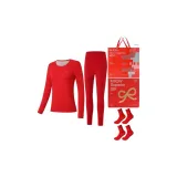 Red Thermal Set+2 Socks[Women's]
