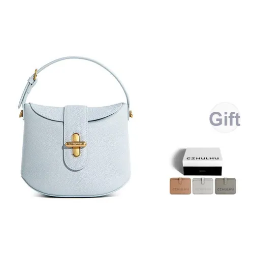 Cthulhu Лицевая коровья кожа Чайник Замок Сумка Сумка на плечо Сумка Средний Женские Синий Слоновой серый