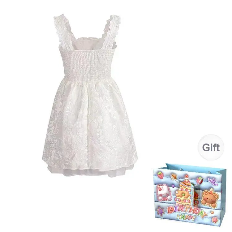 QUIET ANGEL Sleeveless Dress Women's White-1
