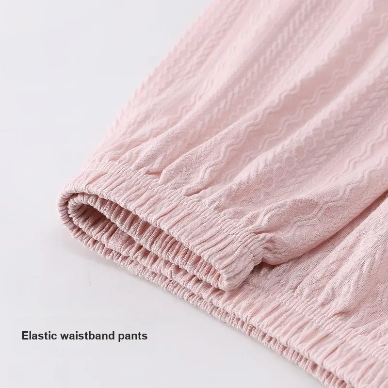 Maultiay Pajama Set Women's Pink-5