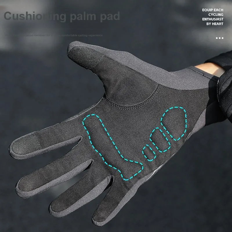 WEST BIKING Cycling Glove Unisex Polyester Elastane Black-1