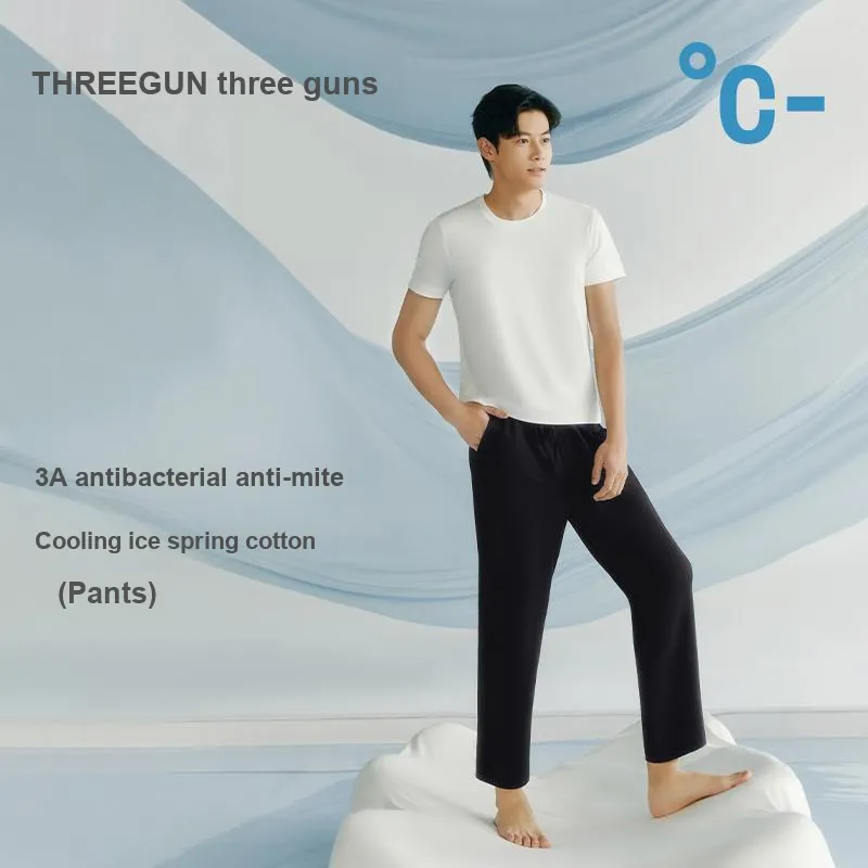 THREEGUN Men Pajama Pants-1