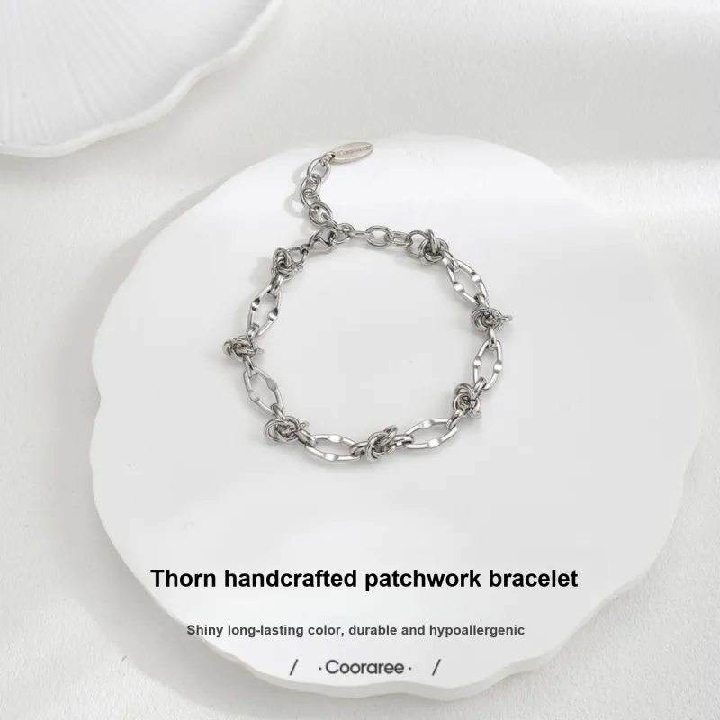 Cooraree Titanium Steel Bracelets Unisex-1