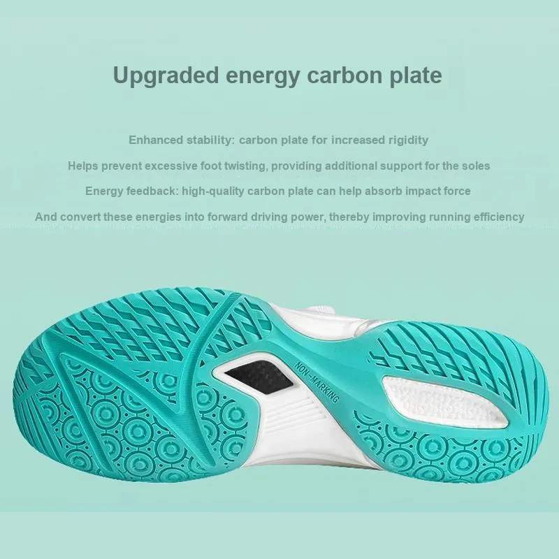 TIBHAR Cushioning, Abrasion Resistant, Breathable, Slip Resistant Functionality Unisex White Blue-3