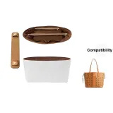 Mcm[Trumpets]Brown DuPont Paper Waterproof Liner+Earth Yellow Shoulder Strap