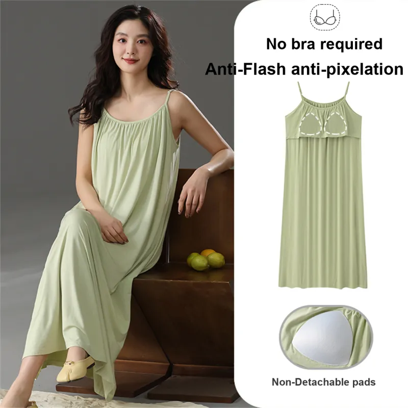 Cotton Shopping Nightgown Women's-7