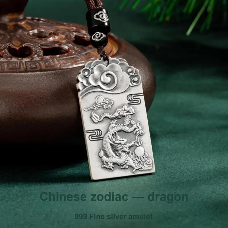 Yu Yin 999 Fine Silver Pendants Unisex-21