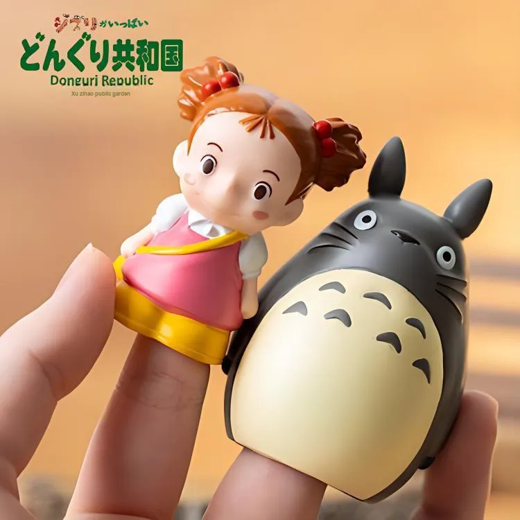 XIANGZIGONGHEGUO Mini Plastic Ghibli My Neighbor Totoro Studio Ghibli Chibi Figures-2