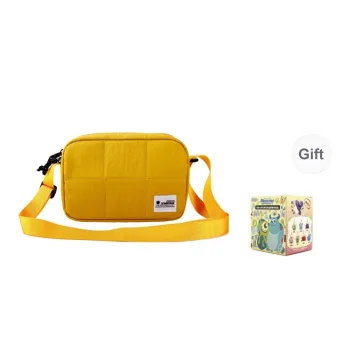BACKSTAGE Polyamide Shoulder Bag Regular Unisex Black/Green/Yellow