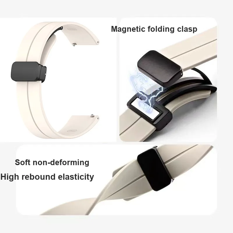LOVINGCOOL Watch Bands Compatible With All Devices 27mm Silicone Material-3