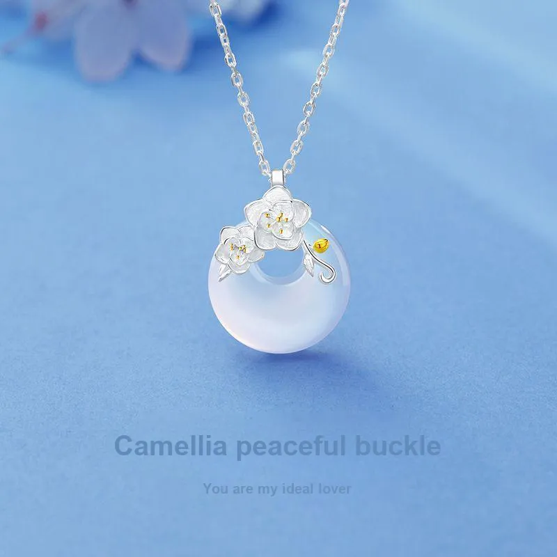 Lang Wind S925 Silver Necklaces Women's-1
