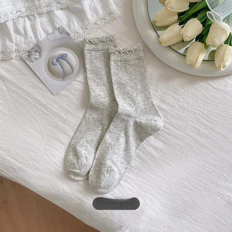 Gentle Welcome Mid Calf Socks Unisex Combo Set-12