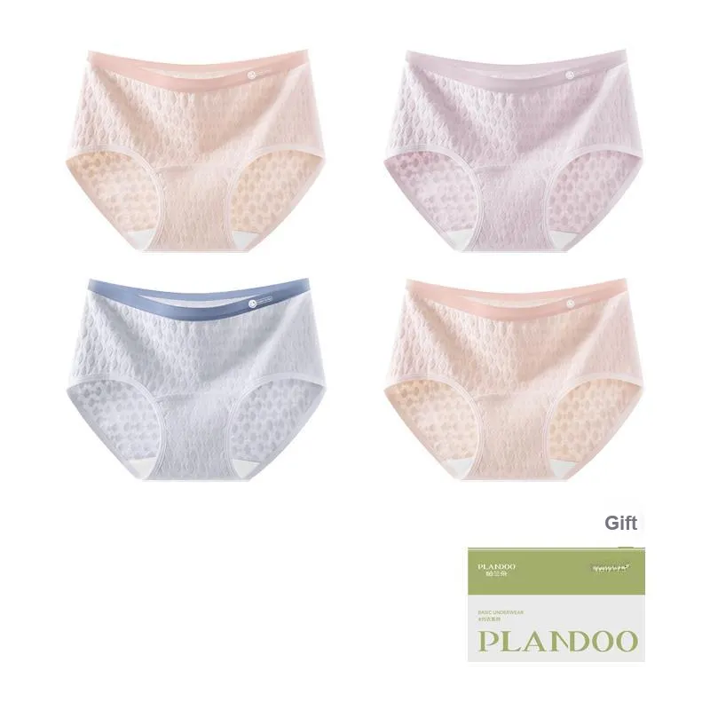 PLANDOO Underpants Women's Shopping Bag 4 Pack-7