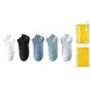 [5 Pack]White+Black+Blue+Green+Light Gray
