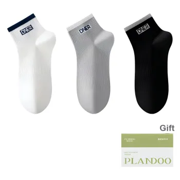 PLANDOO Ankle Socks Unisex Shopping Bag 3 Pack
