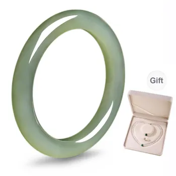 Beth Jewelry Hetian Jade Bangles Green Jade Women's