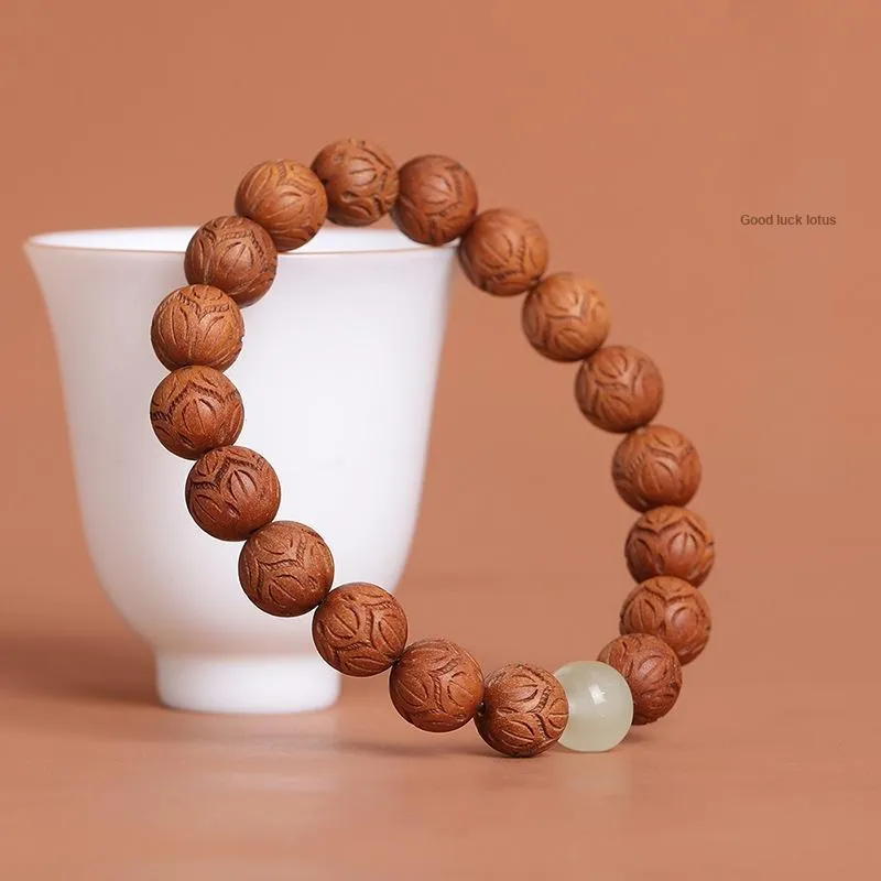 YUGONGYUAN Barbie Sandalwood Bracelets Unisex-2