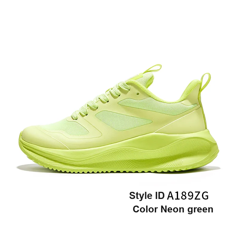 Feiyue Breathable Lightweight Low-Top Casual Shoes Unisex Neon Green-5